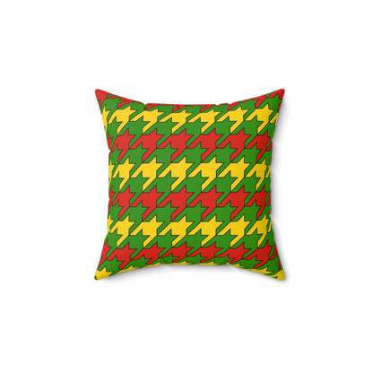 Benin Retro Houndstooth Cushion Pillow