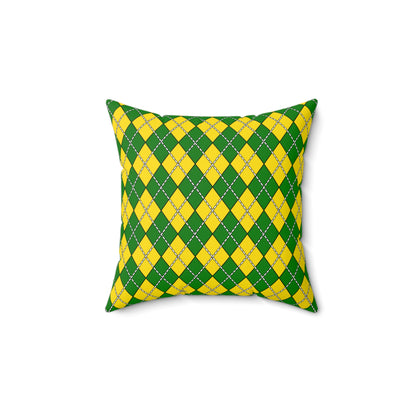 Cocos Islands Retro Argyle Cushion Pillow