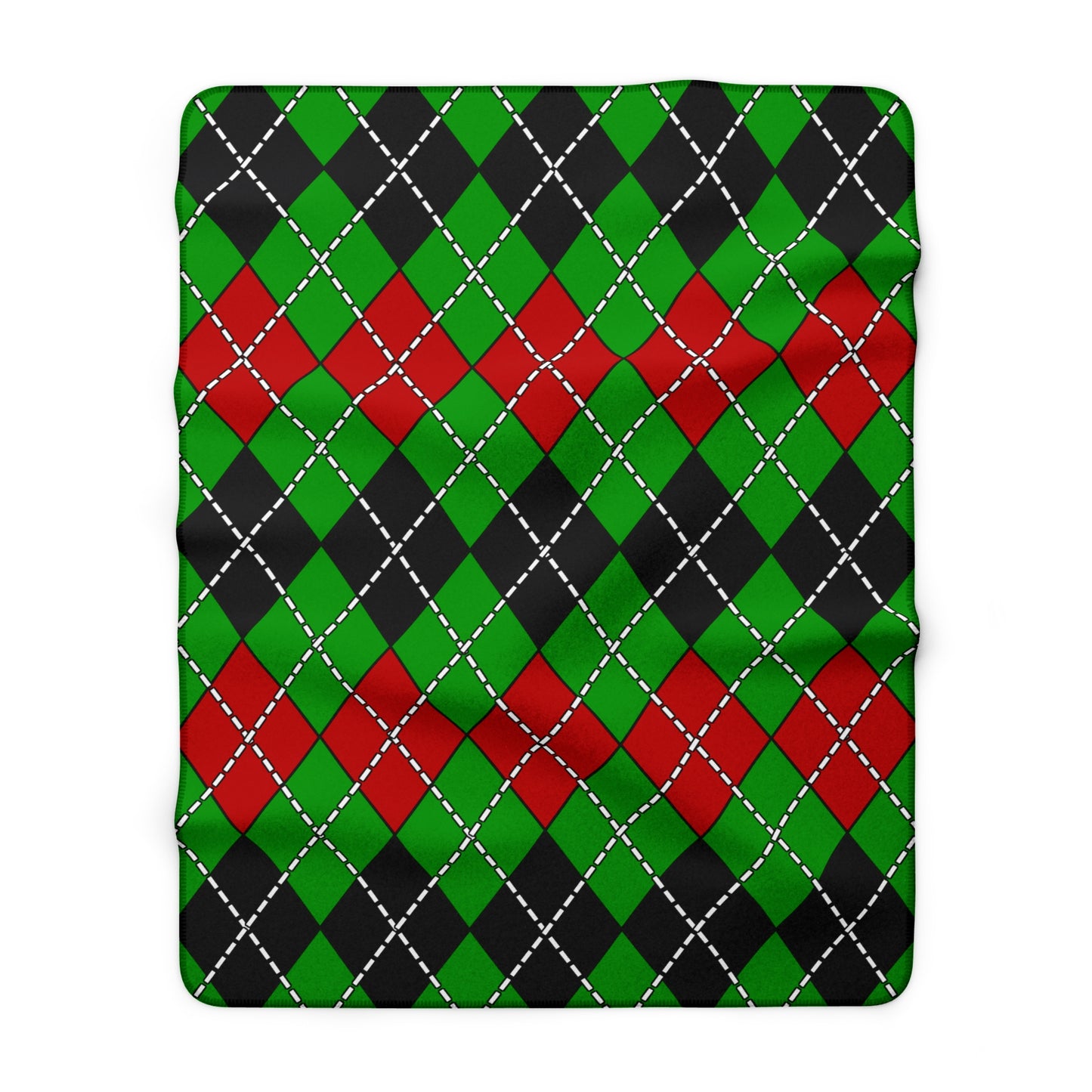 Afghanistan Retro Argyle Blanket Throw