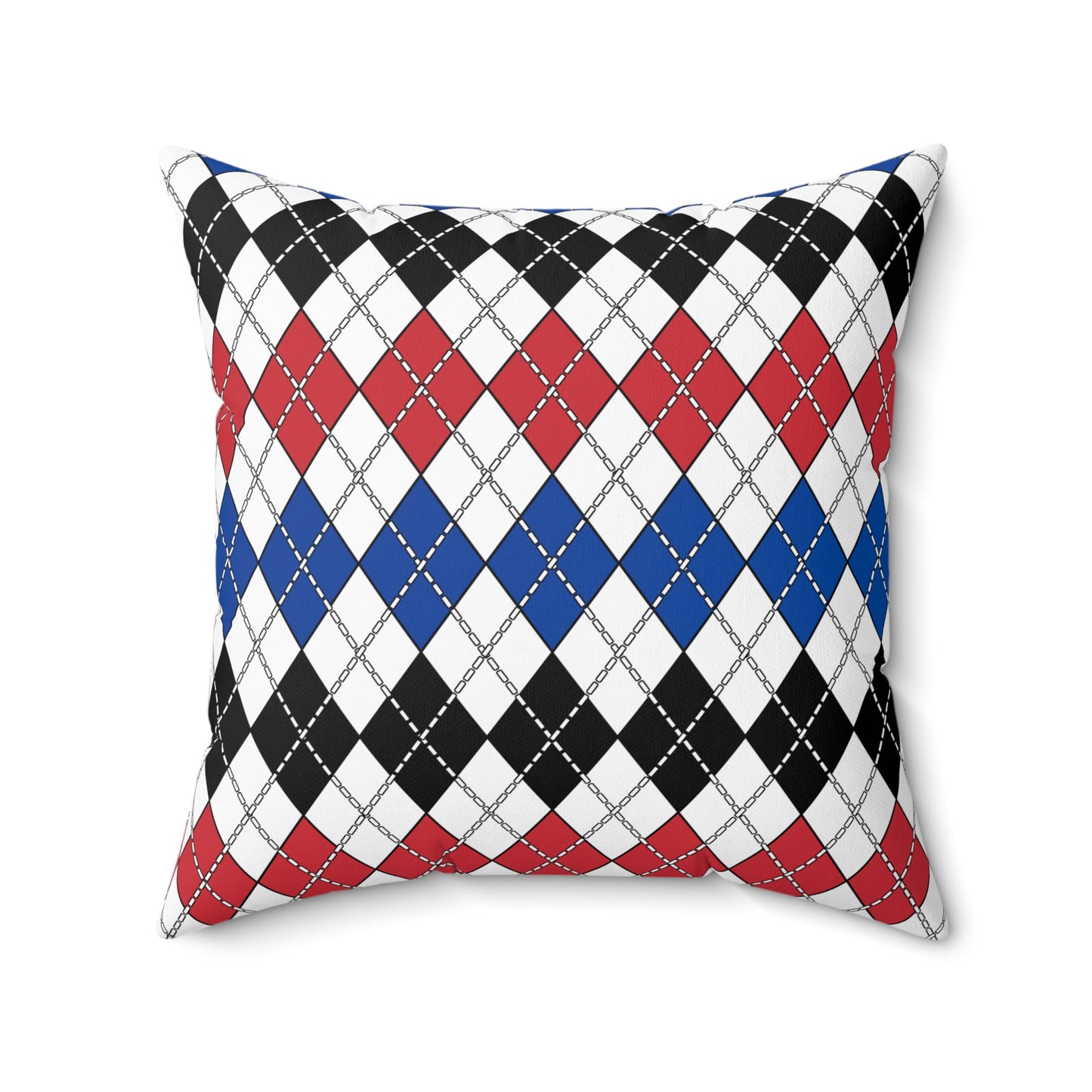 Republic Of Korea Retro Argyle Cushion Pillow