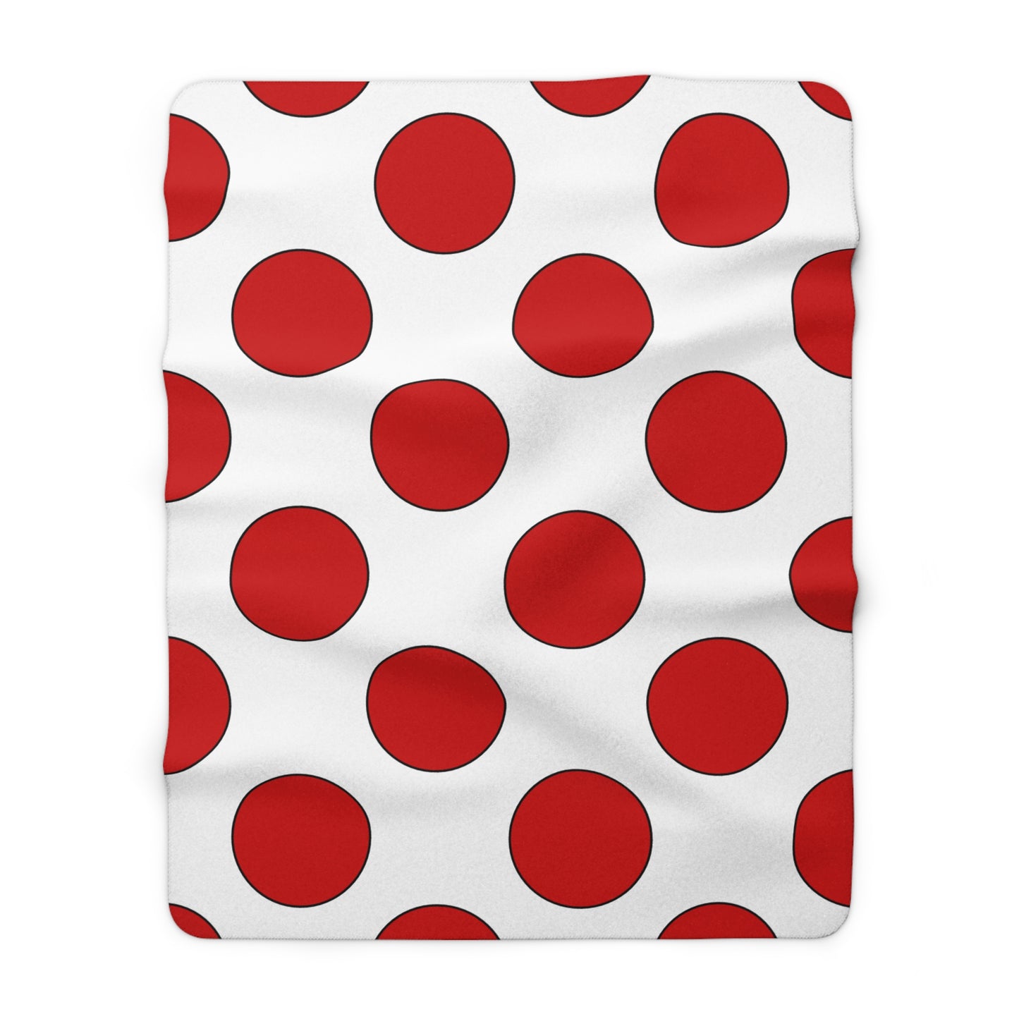 Northern Ireland Retro Polka Dots Blanket Throw