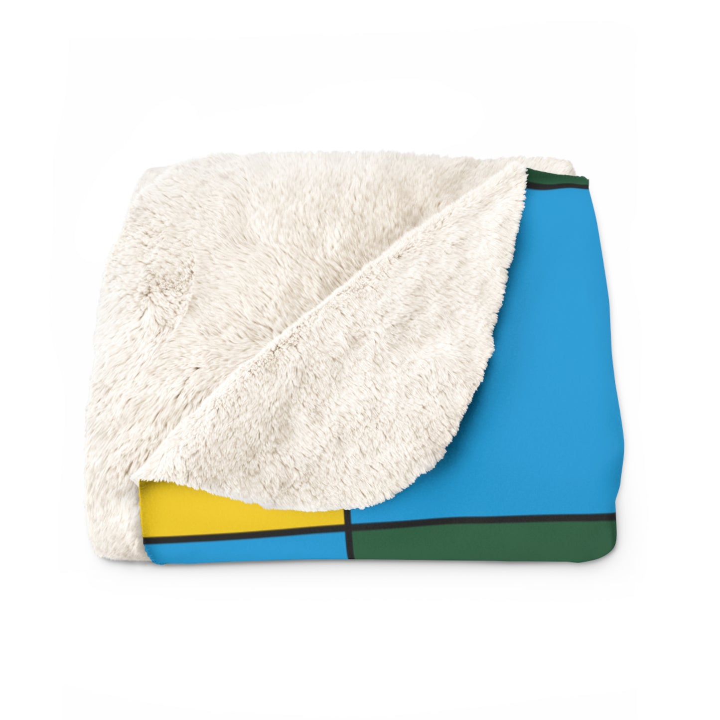 Rwanda Retro Check Blanket Throw