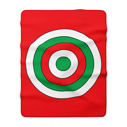 Lebanon Retro Target Blanket Throw