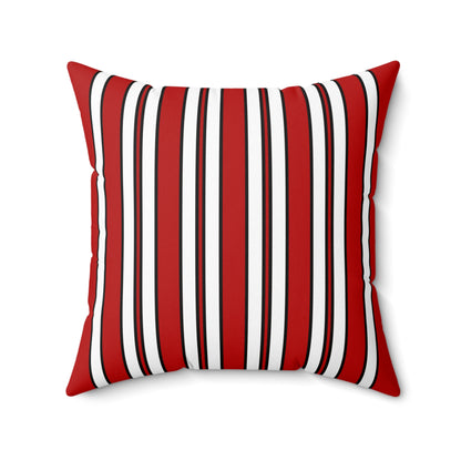 Isle Of Man Retro Stripes Cushion Pillow