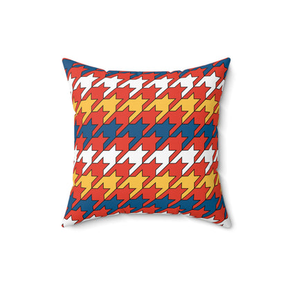 Kiribati Retro Houndstooth Cushion Pillow