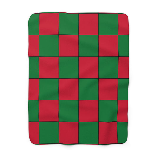 Maldives Retro Check Blanket Throw