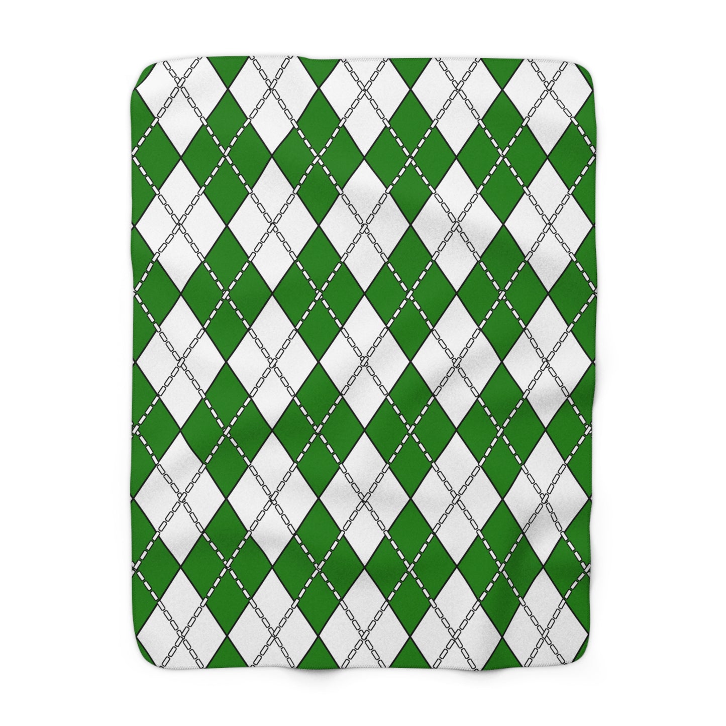 Norfolk Island Retro Argyle Blanket Throw