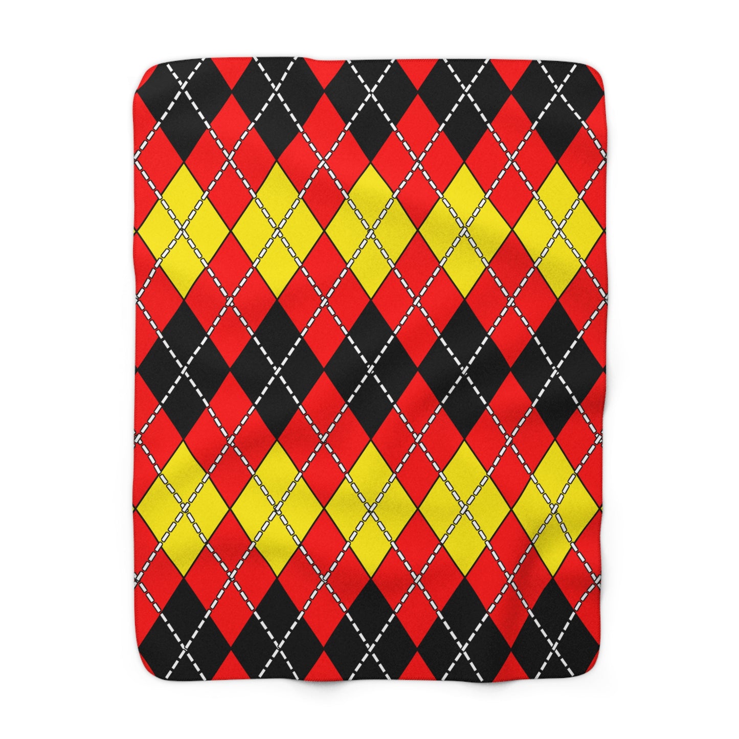 Angola Retro Argyle Blanket Throw