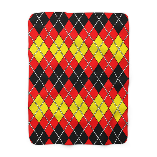 Angola Retro Argyle Blanket Throw