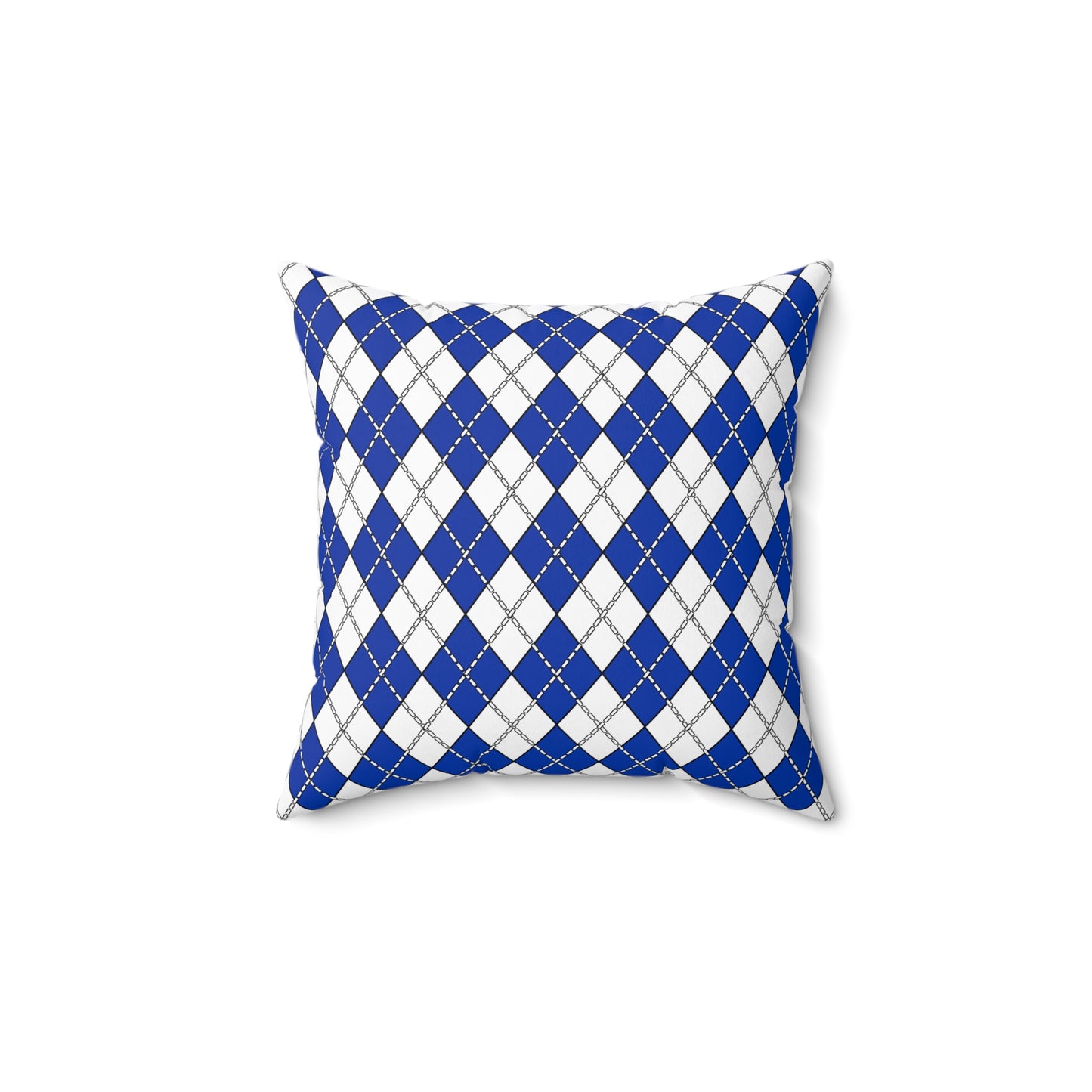 Uruguay Retro Argyle Cushion Pillow