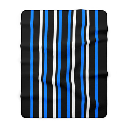 Estonia Retro Stripes Blanket Throw