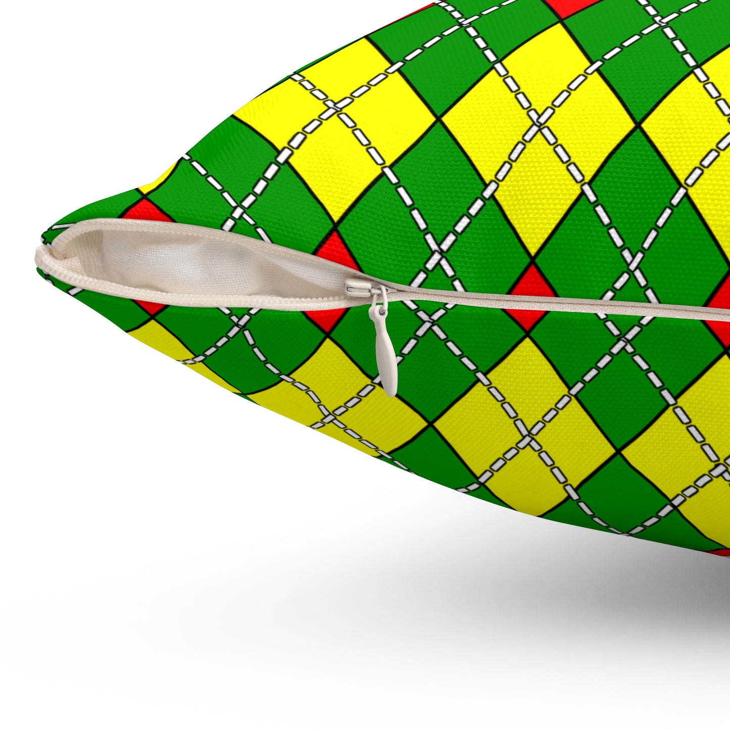 Guinea Retro Argyle Cushion Pillow