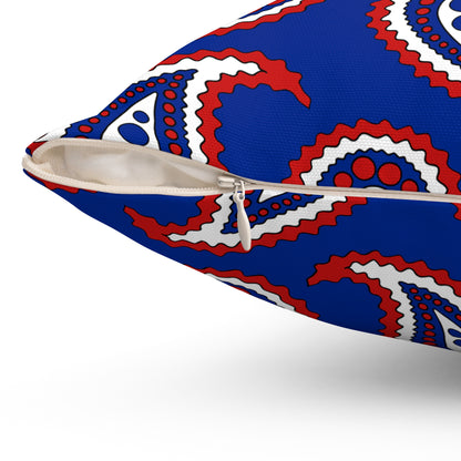 Cuba Retro Paisley Cushion Pillow