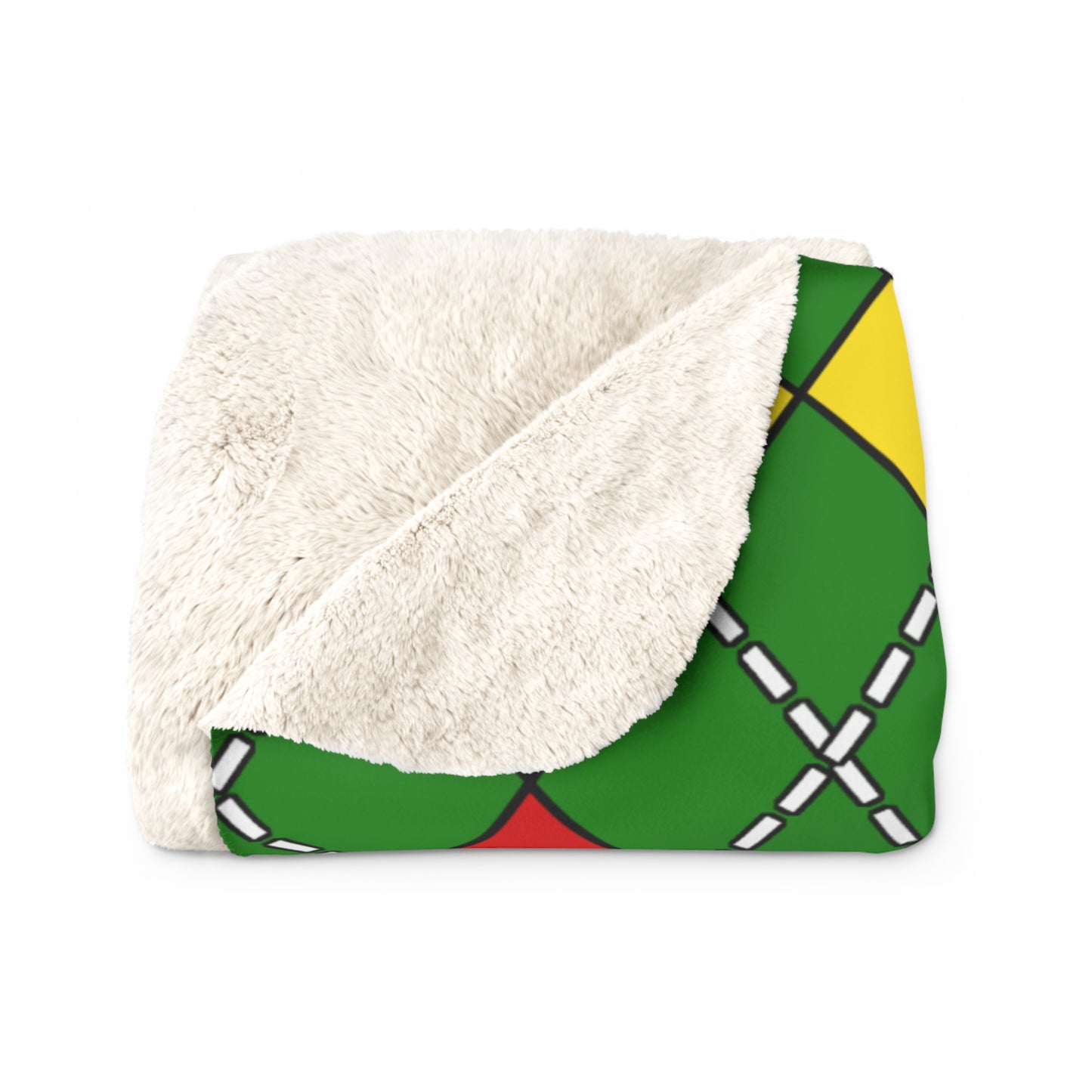 Togo Retro Argyle Blanket Throw