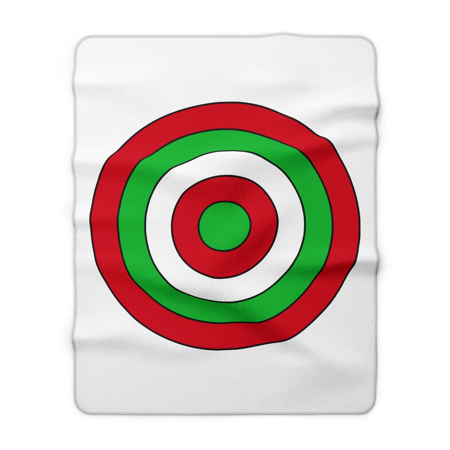 Burundi Retro Target Blanket Throw
