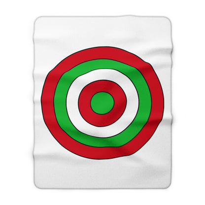 Burundi Retro Target Blanket Throw