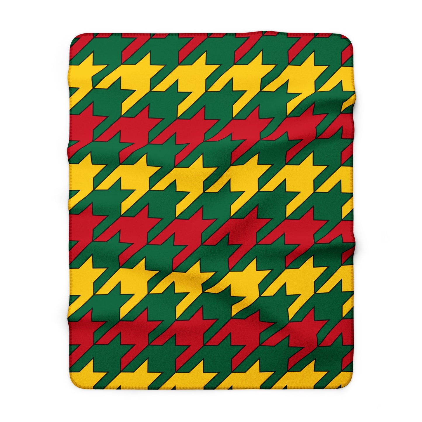 Ghana Retro Houndstooth Blanket Throw