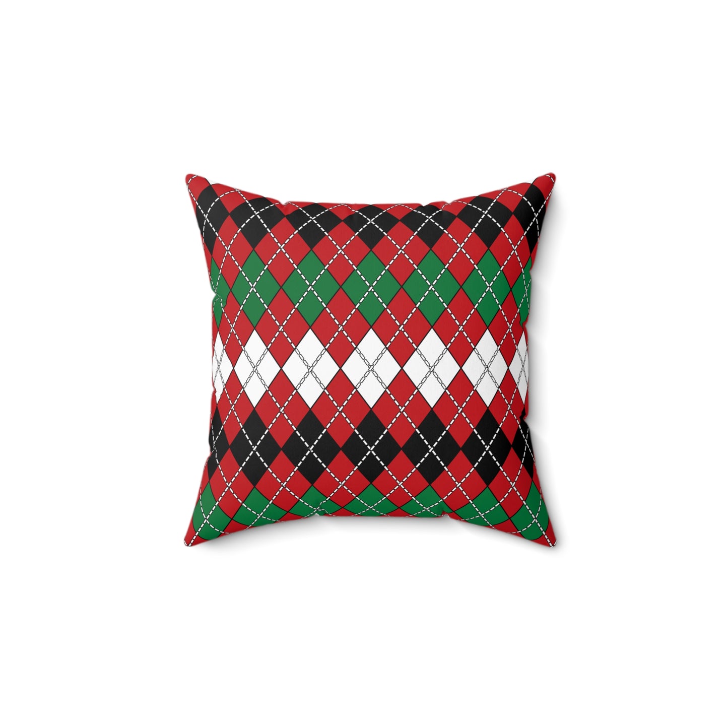 Western Sahara Retro Argyle Cushion Pillow