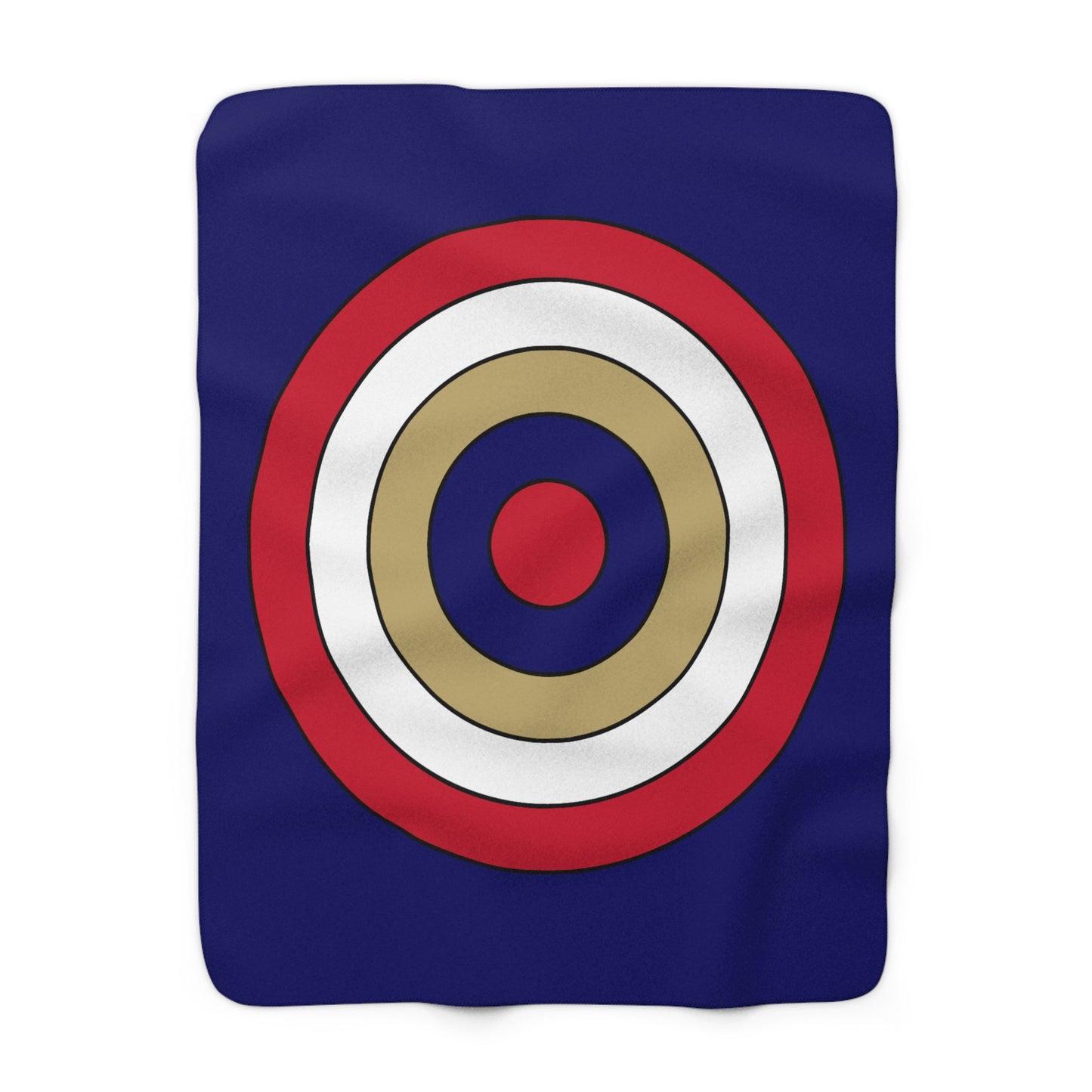 Saint Helena Retro Target Blanket Throw