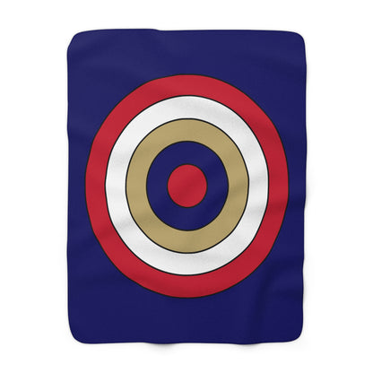 Saint Helena Retro Target Blanket Throw