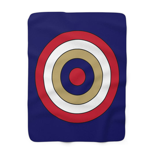 Saint Helena Retro Target Blanket Throw