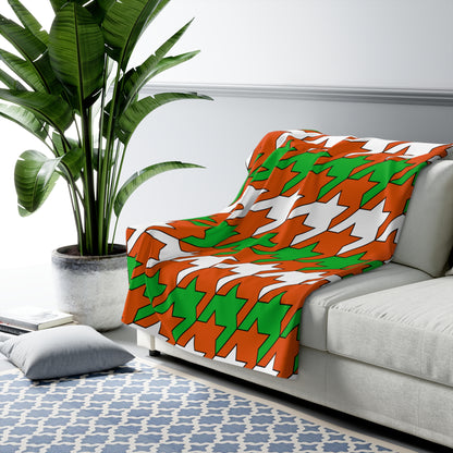 Niger Retro Houndstooth Blanket Throw