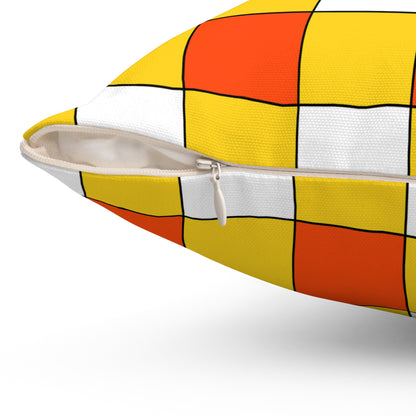 Bhutan Retro Check Cushion Pillow