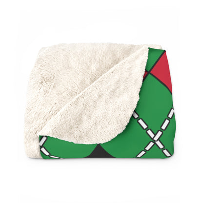 Vanuatu Retro Argyle Blanket Throw