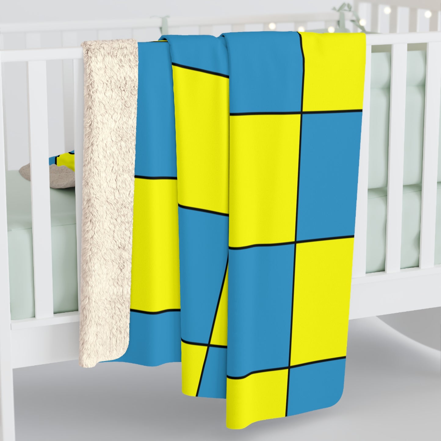 Aruba Retro Check Blanket Throw