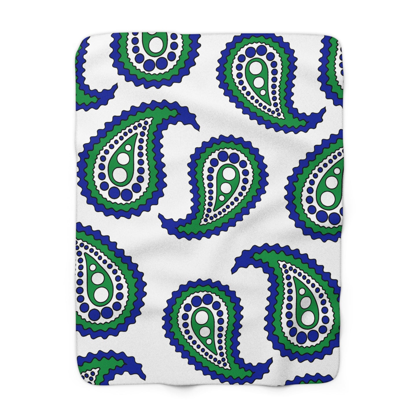 Lesotho Retro Paisley Blanket Throw