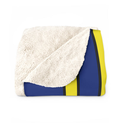 Curacao Retro Stripes Blanket Throw