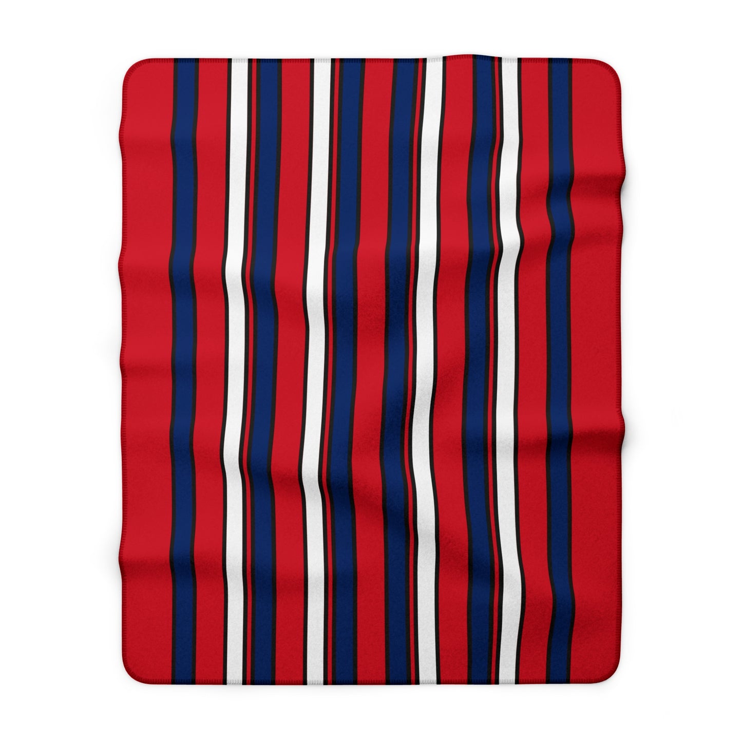 Lao Peoples Democratic Republic Retro Stripes Blanket Throw