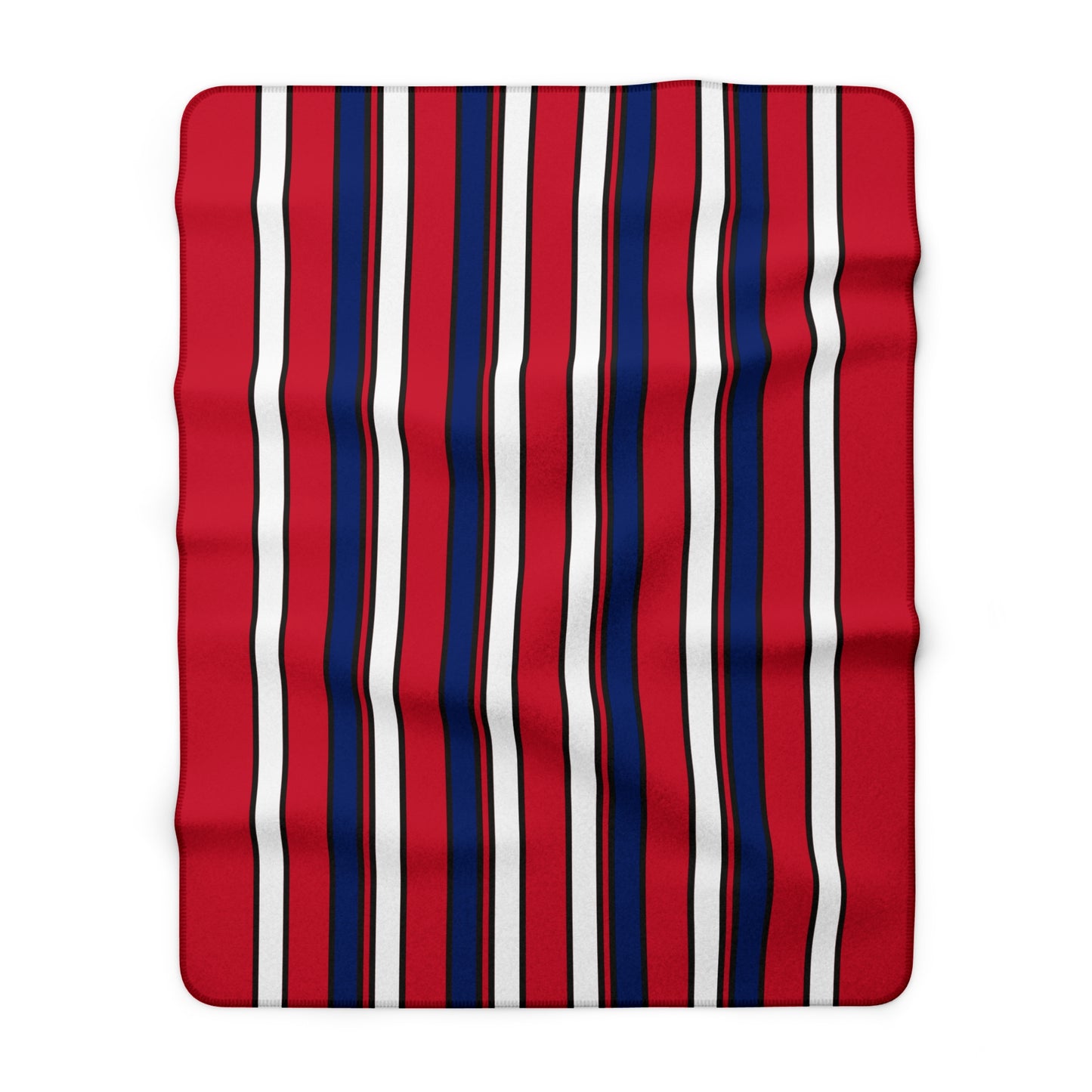 United Kingdom (UK) Retro Stripes Blanket Throw