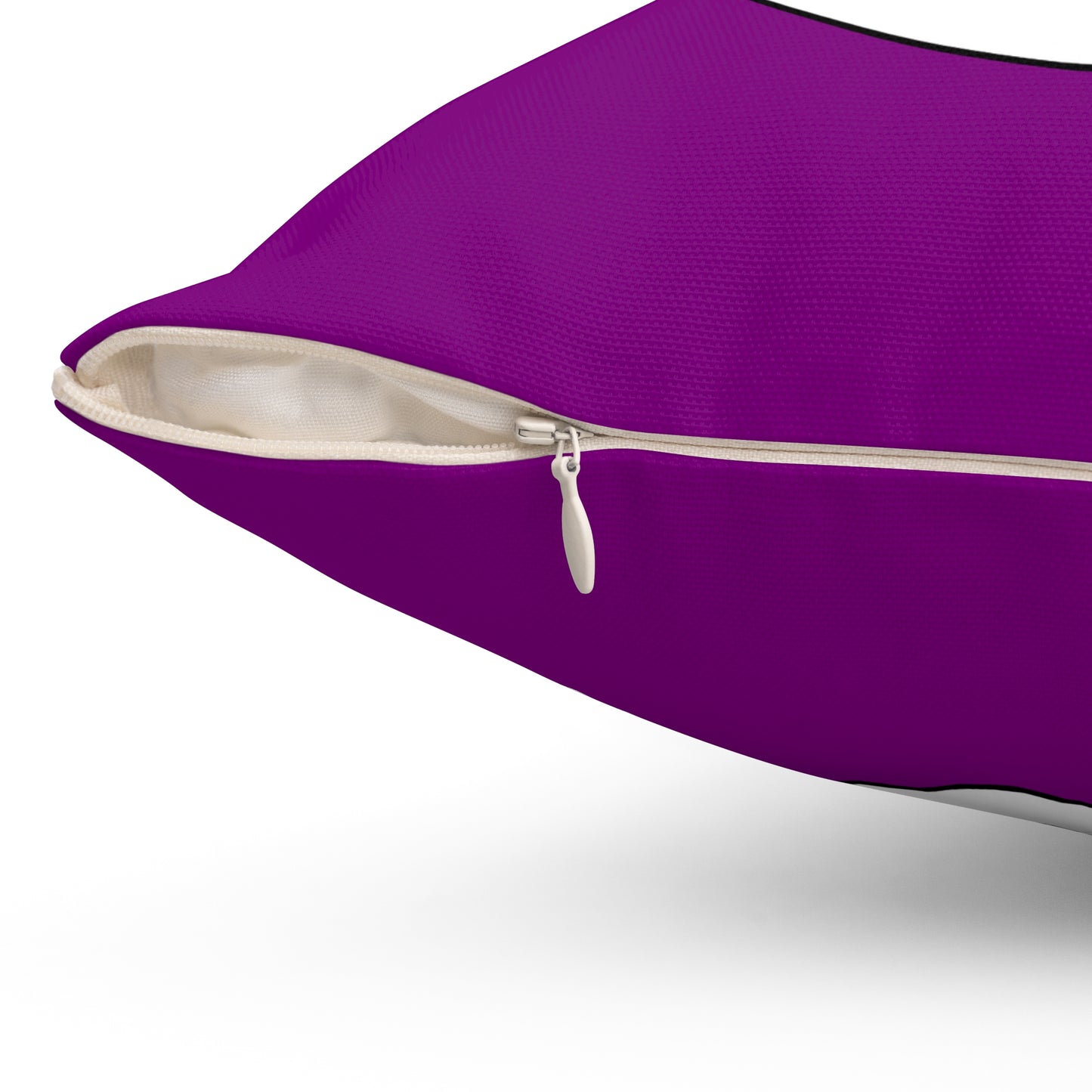 Purple, White Retro Target Cushion Pillow
