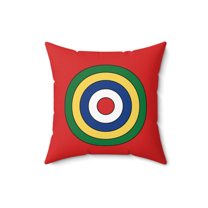 Seychelles Retro Target Cushion Pillow