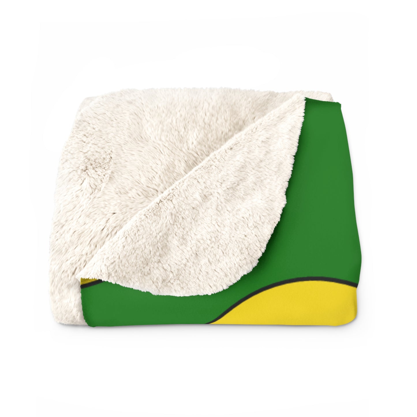 Cocos Islands Retro Polka Dots Blanket Throw