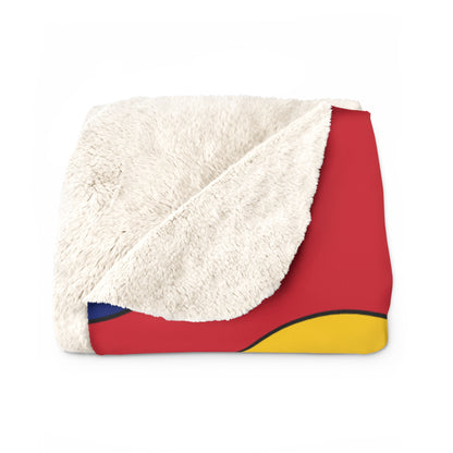 Venezuela Retro Polka Dots Blanket Throw