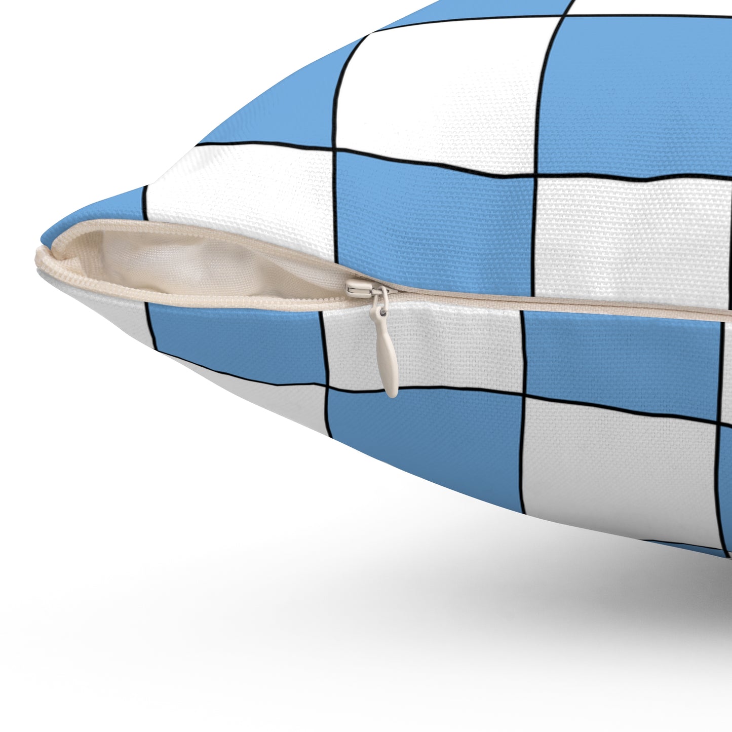 Argentina Retro Check Cushion Pillow