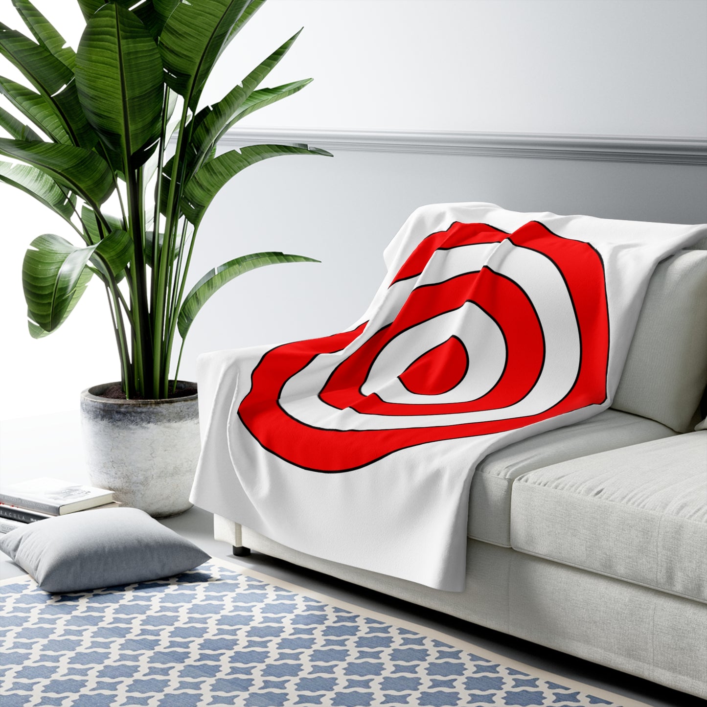 Georgia Retro Target Blanket Throw