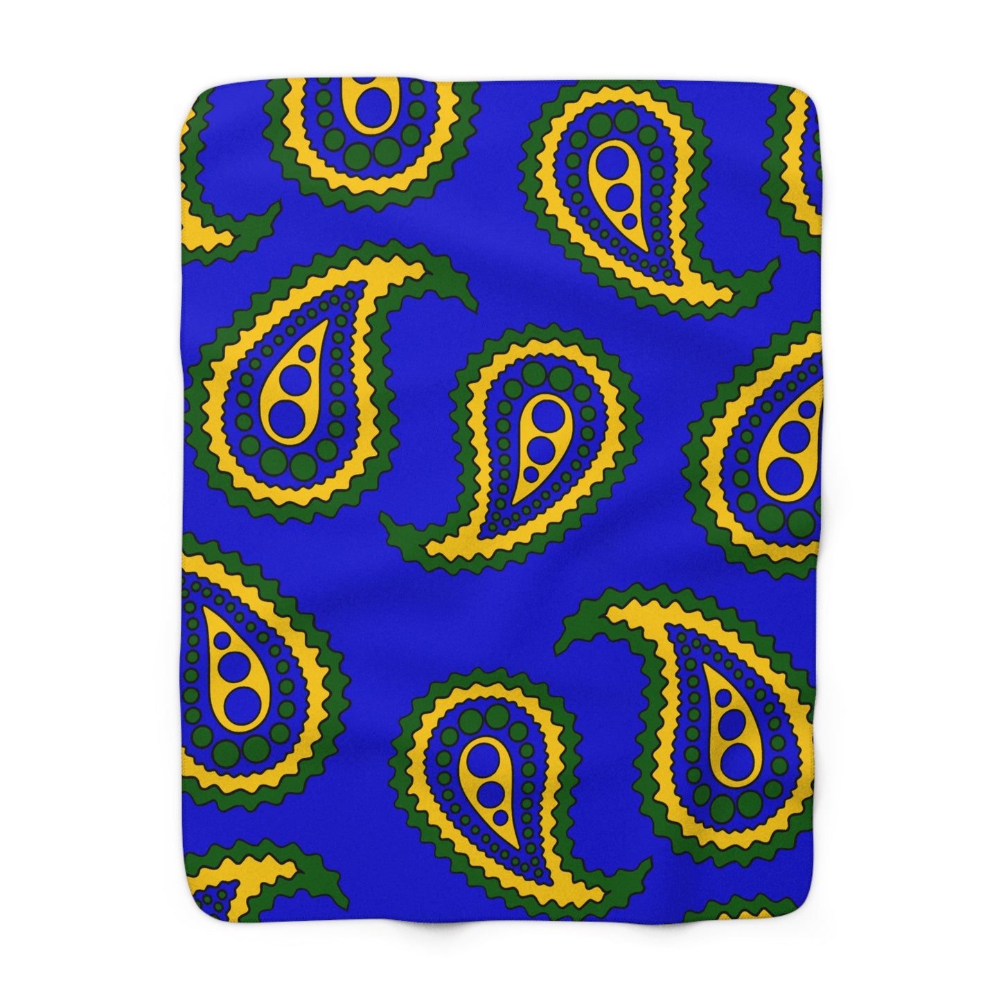Solomon Islands Retro Paisley Blanket Throw
