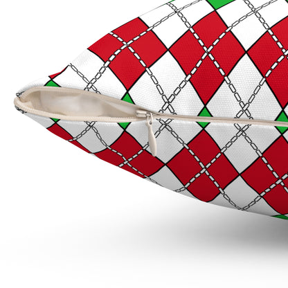 Burundi Retro Argyle Cushion Pillow