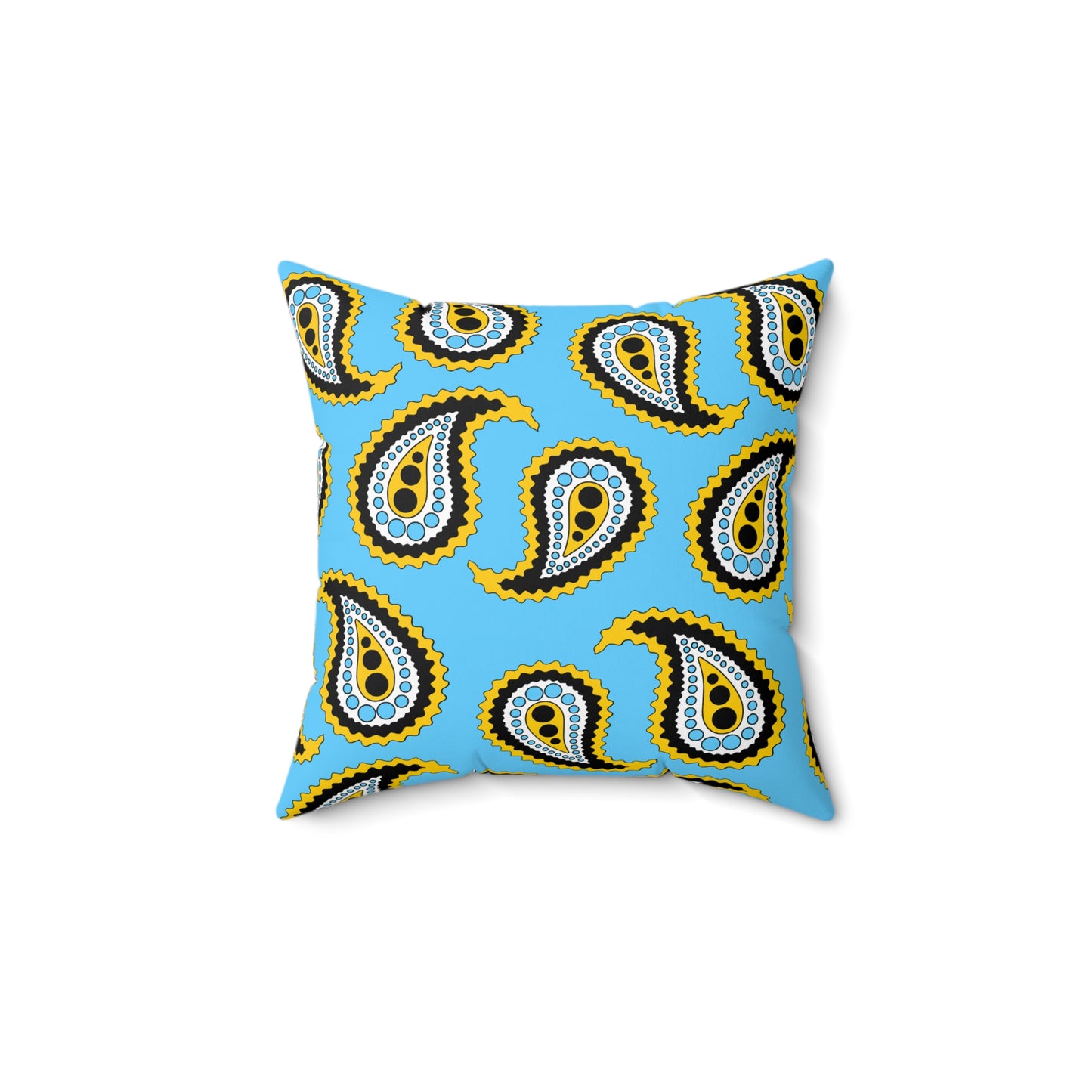 Saint Lucia Retro Paisley Cushion Pillow
