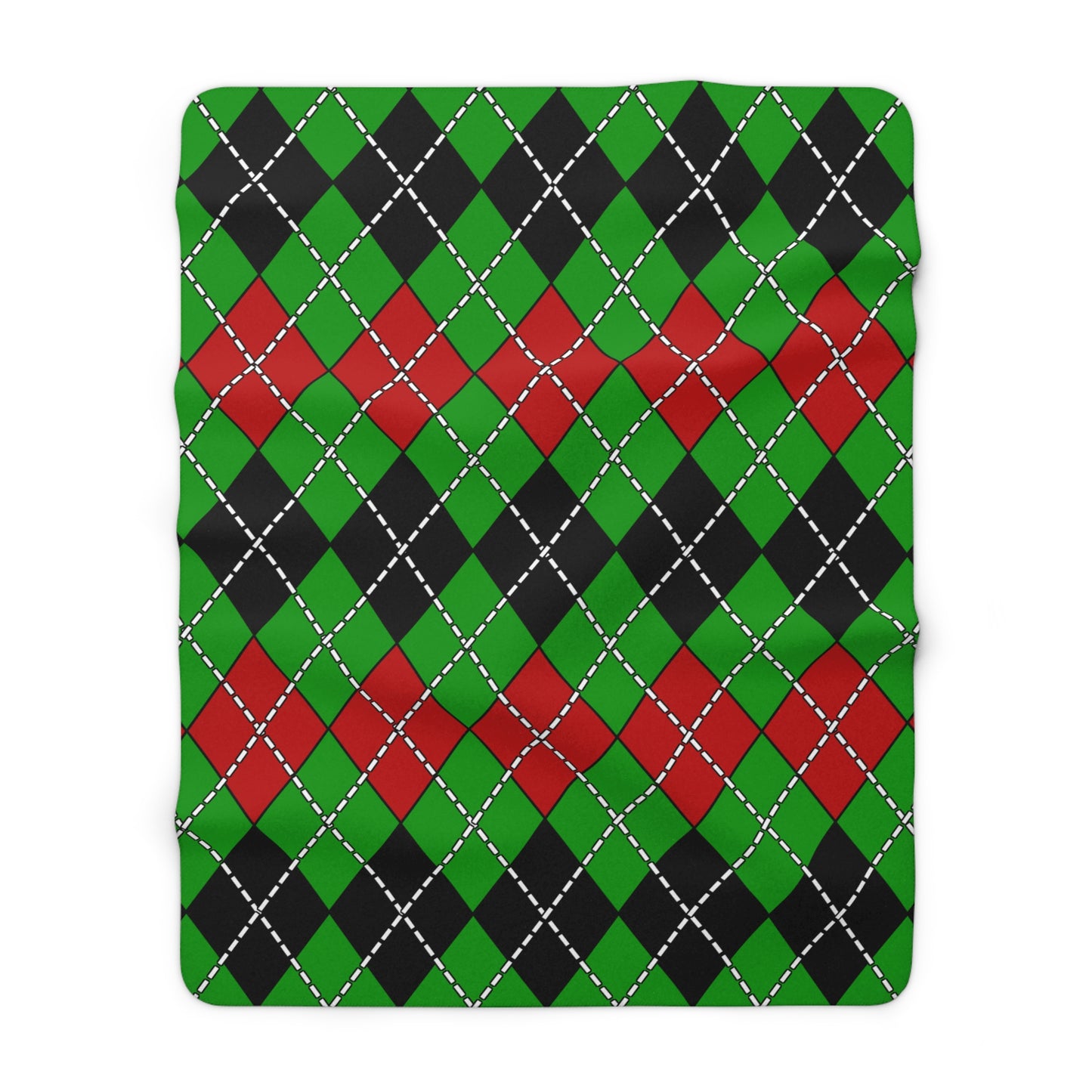 Afghanistan Retro Argyle Blanket Throw