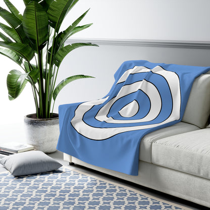 Micronesia Retro Target Blanket Throw