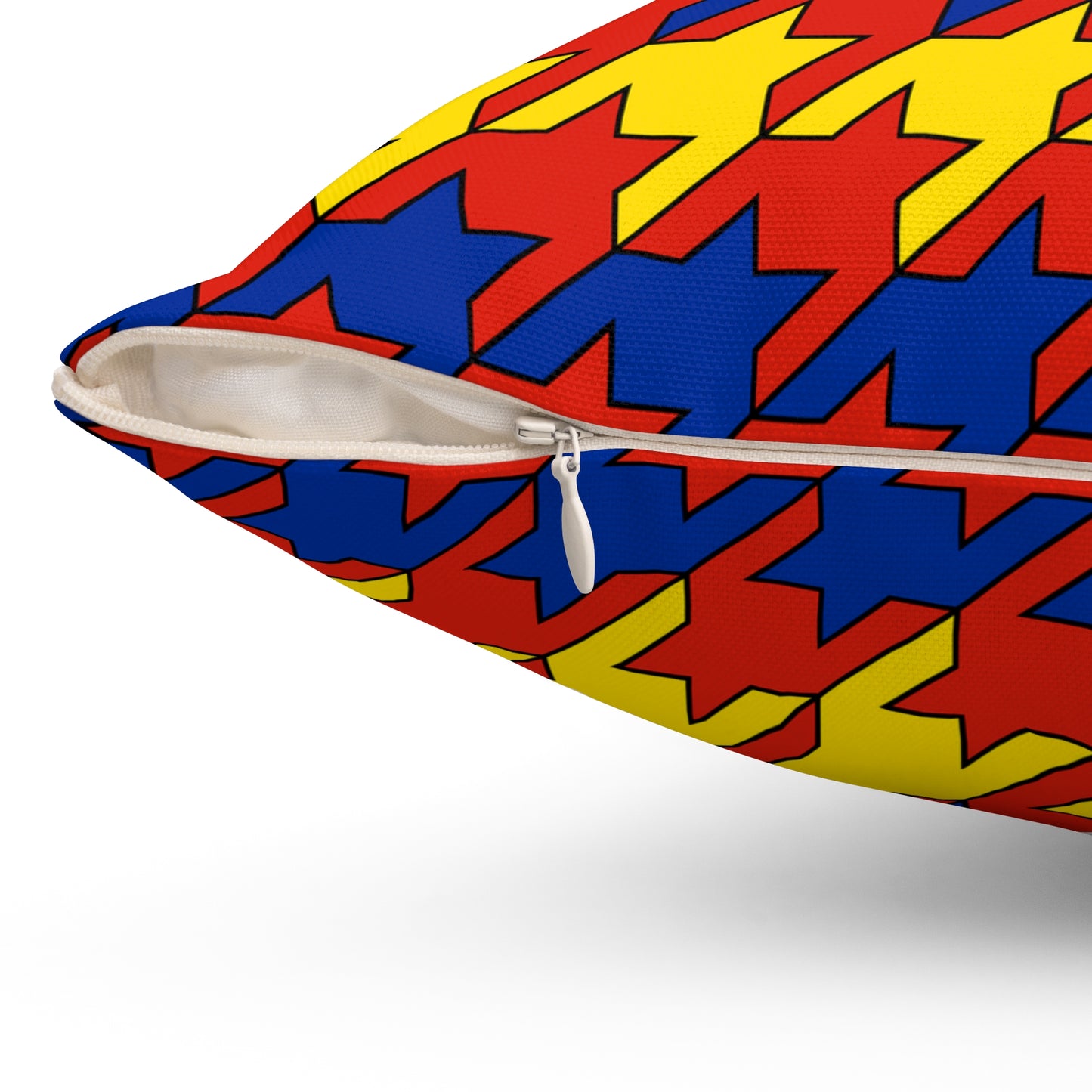 Romania Retro Houndstooth Cushion Pillow