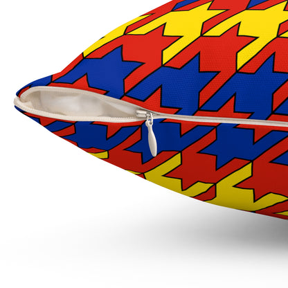 Romania Retro Houndstooth Cushion Pillow