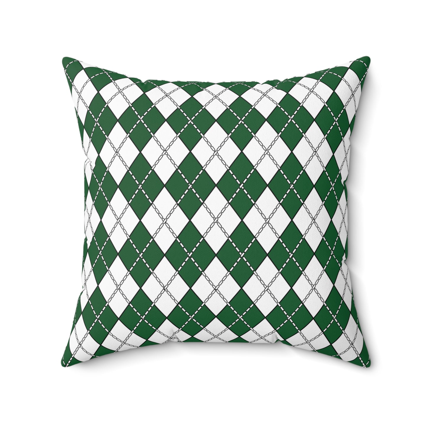 Saudi Arabia Retro Argyle Cushion Pillow