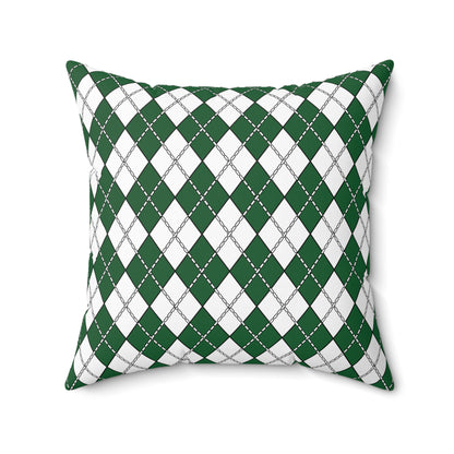 Saudi Arabia Retro Argyle Cushion Pillow