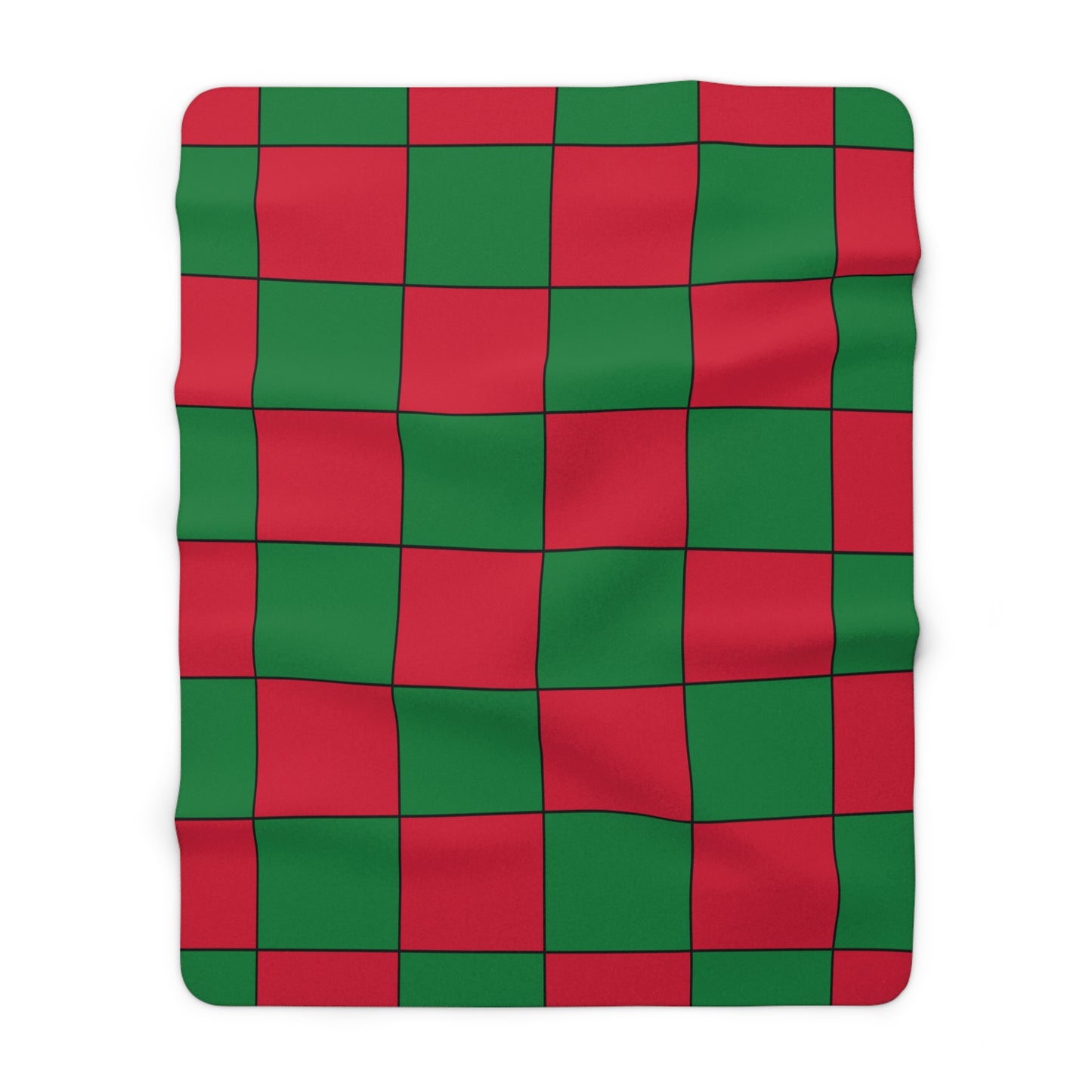 Maldives Retro Check Blanket Throw