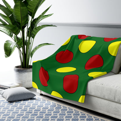 Senegal Retro Polka Dots Blanket Throw